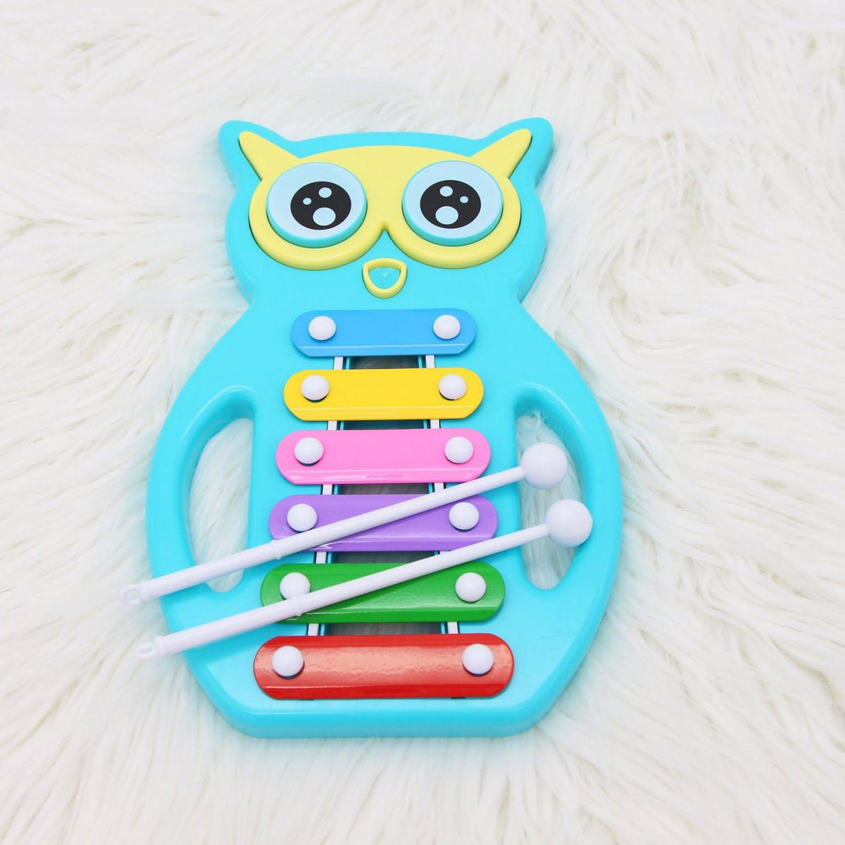 6 Notes Musical Owl Shape Xylophone For Kids