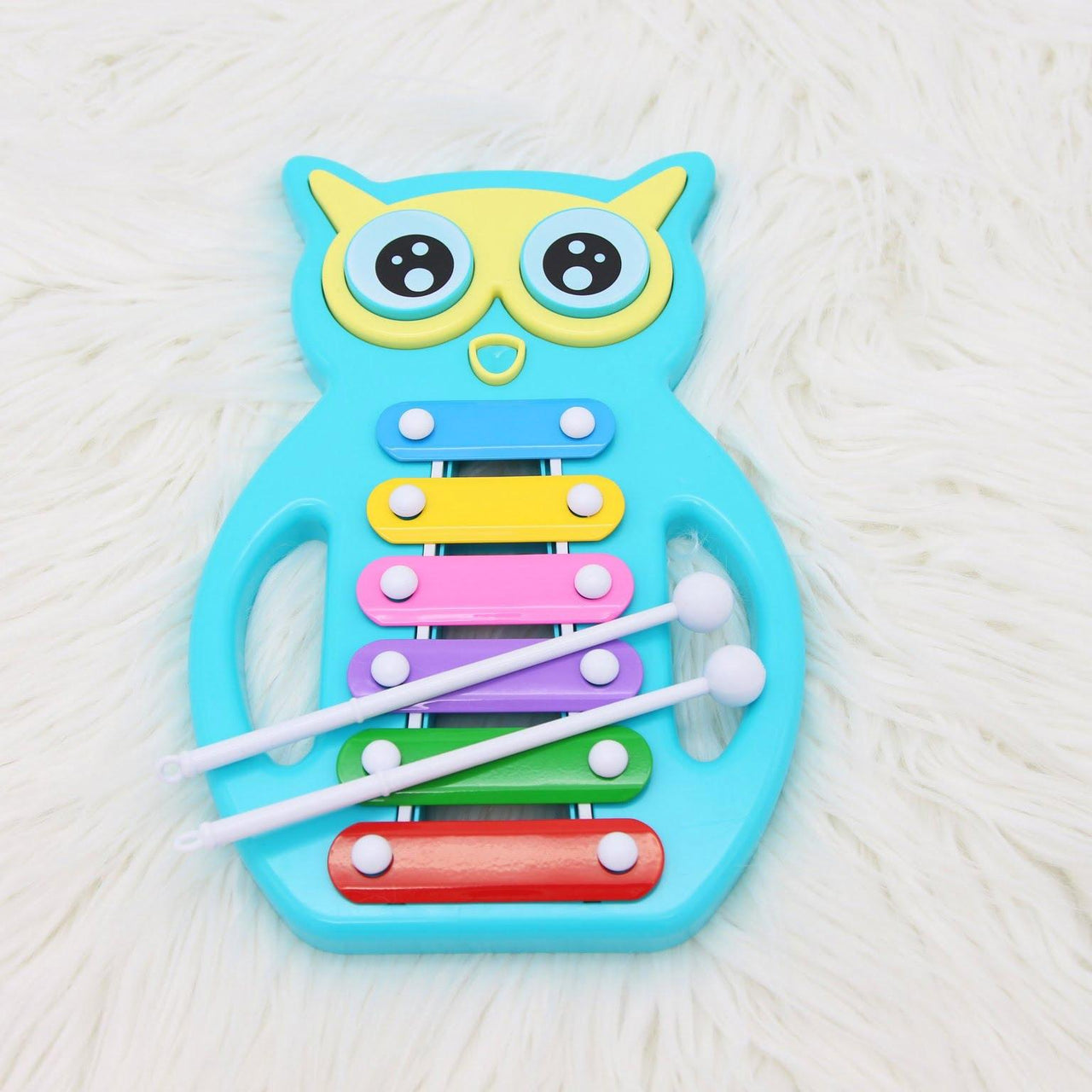 6 Notes Musical Owl Shape Xylophone For Kids