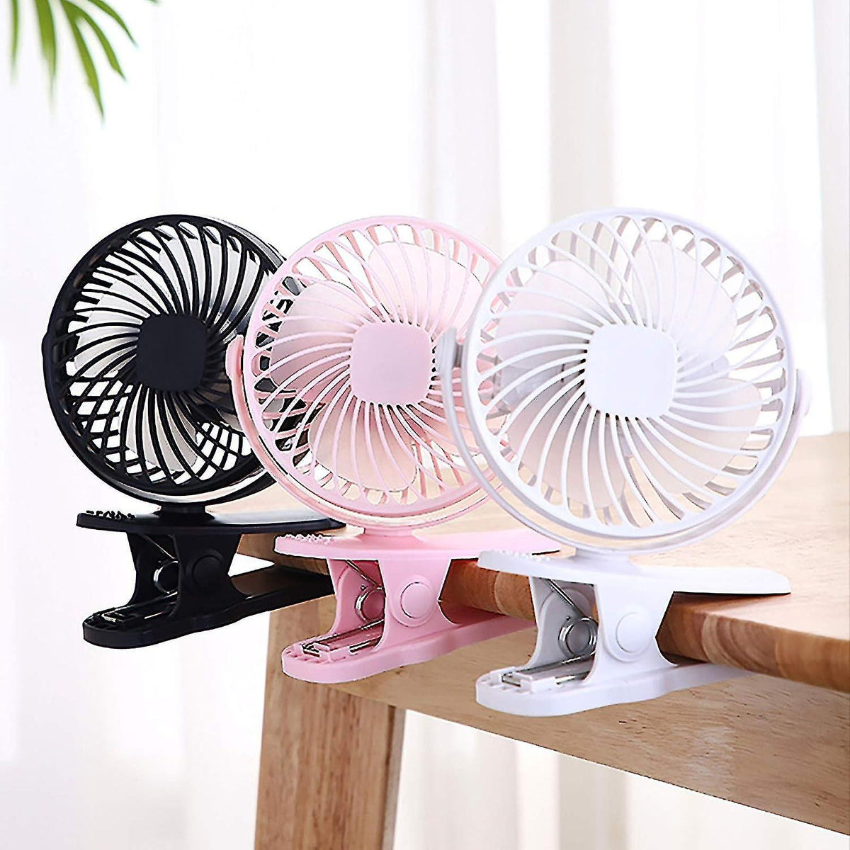 Rechargeable Mini Slim Table Clamp Fan