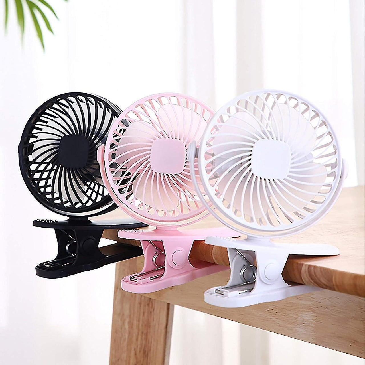 Rechargeable Mini Slim Table Clamp Fan