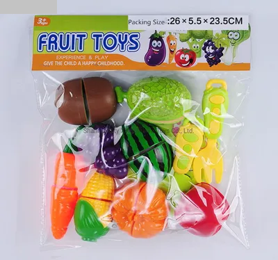 11Pcs Pretend Play Fruits Cutting Set