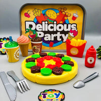 11Pcs Kids Pretend Play Delicious Party Set