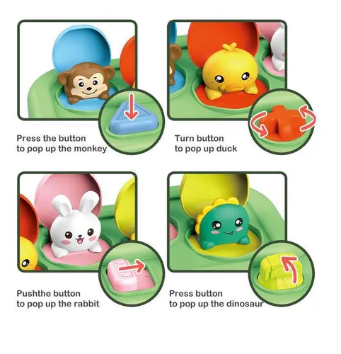 Animal Themed Pop-Up Puzzle Hide & Seek