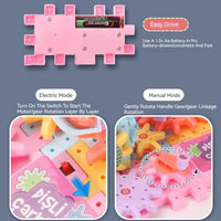 116Pcs DIY Electric Gear Spinning Building Blocks