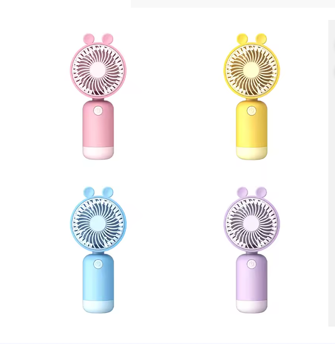 Cartoon Rabbit portable Battery operated Hand Fan