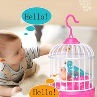 Hand Sensored Repeating Function Bird Cage Toy