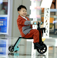 2in1 Kids Scooter & Convertible Tricycle - Blue