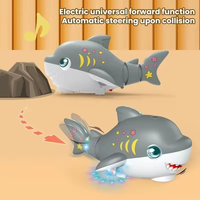 Electric Musical Ball Blowing Shark With Lights