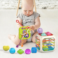 7in1 Montessori Shape Sorting Cube Toy