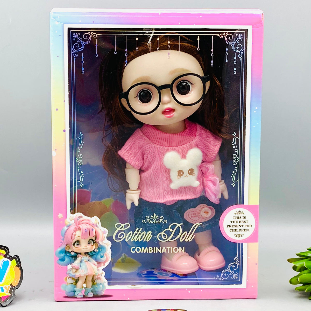 11* Inches Premium Bunny Applique Baby Doll