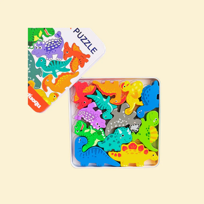 Toddlers Premium Dinosaur Themed Solid Puzzle