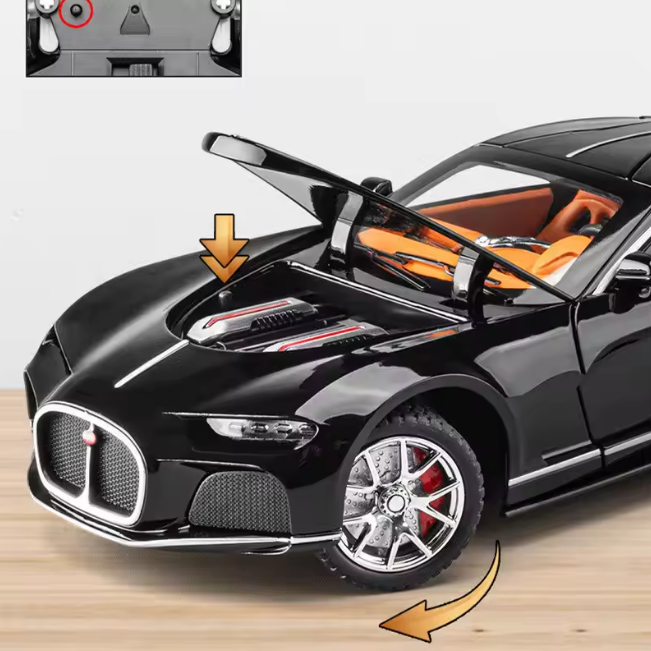 1:24 Diecast Bugatti Atlantic Model Car