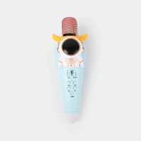 Rechargeable Spaceman Themed Handheld Bluetooth Microphone
