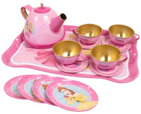 14Pcs Princess Themed Kids Metal Tea Set