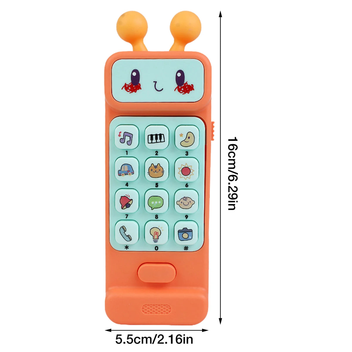 Robot Shaped Kids Musical Puzzle Mobile Phone