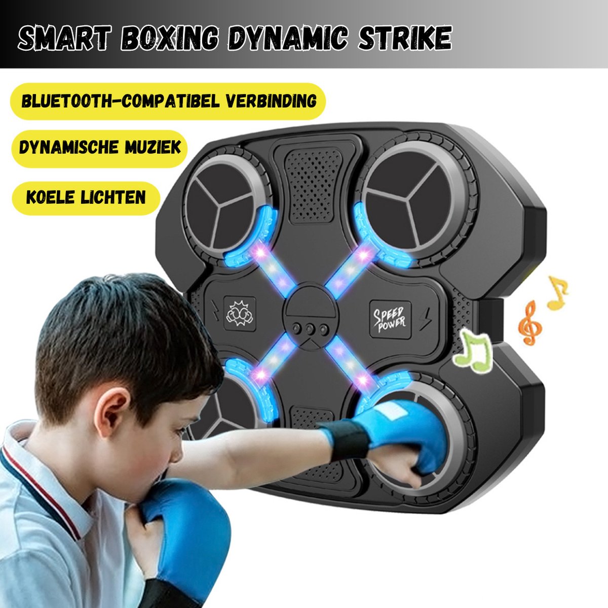USB Powered Musical Boxing Target With Lights