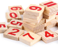 Wooden Montessori Counting Board With Colroful Sticks