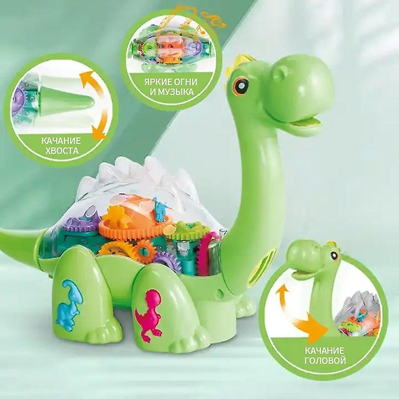 Light & Music Gear Dinosaur Toy