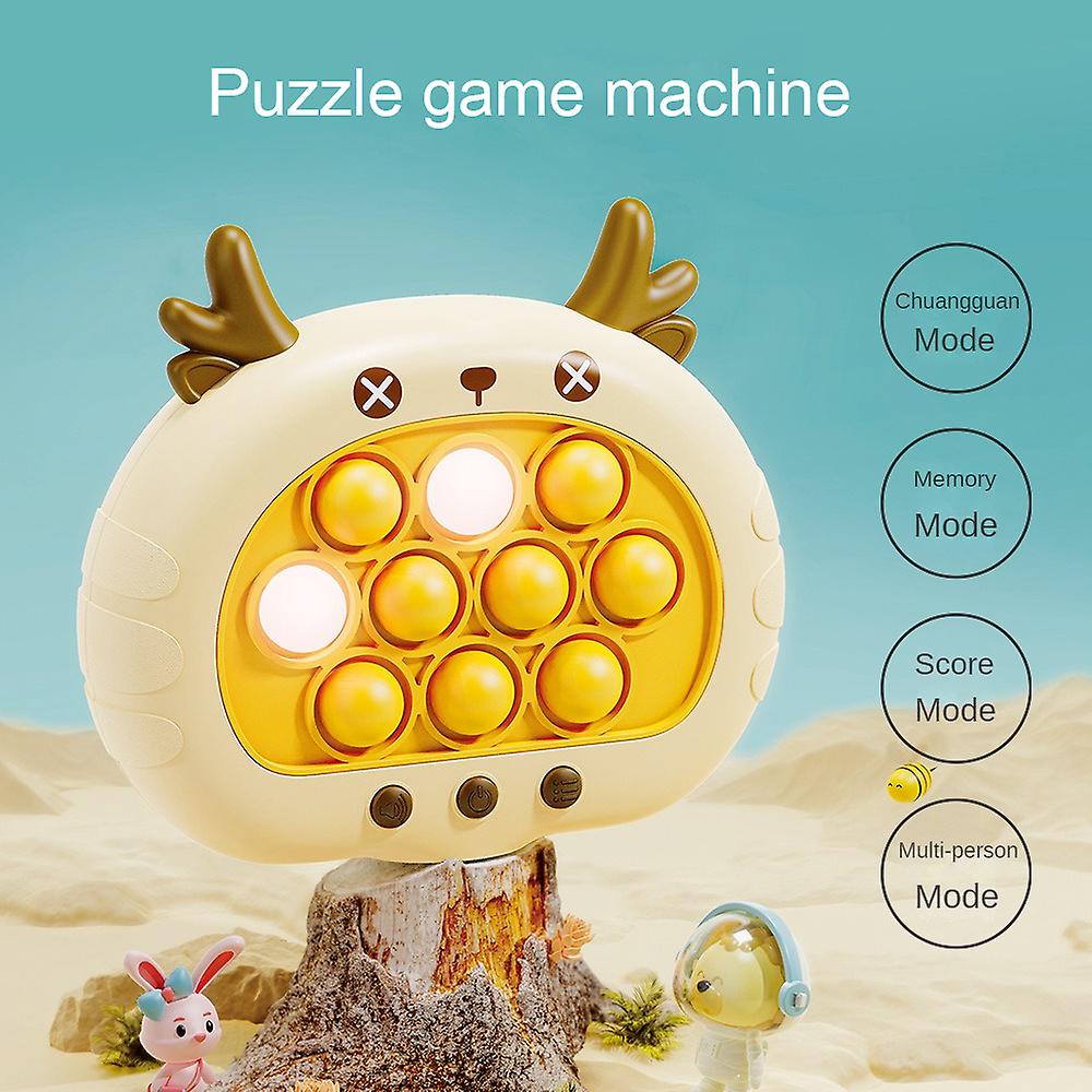 Multi-Modes Electronic Deer Pop Puzzle Game Machine