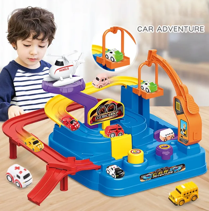 Sliding Adventure Car Track Set