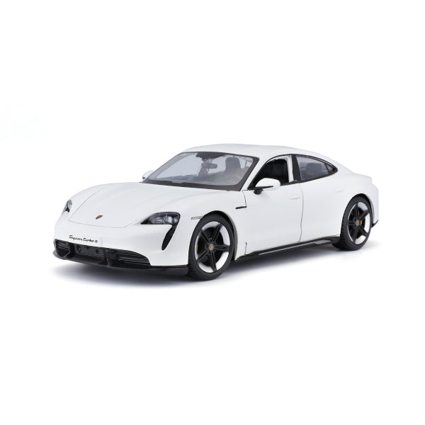 Bburago 1:24 Diecast Porsche Taycan Turbo S - White