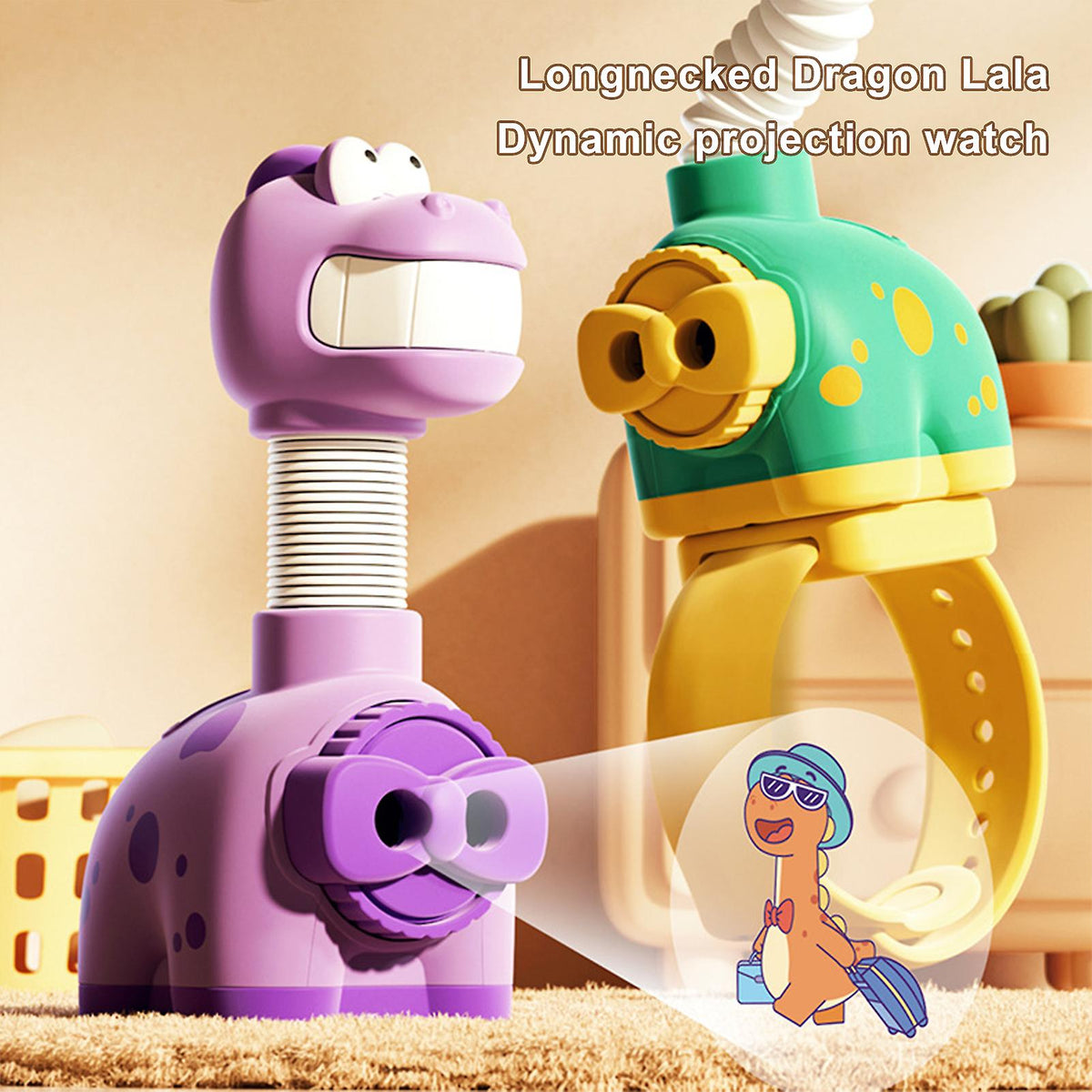 Kids Mini Cartoon Themed Projection Toy Watch