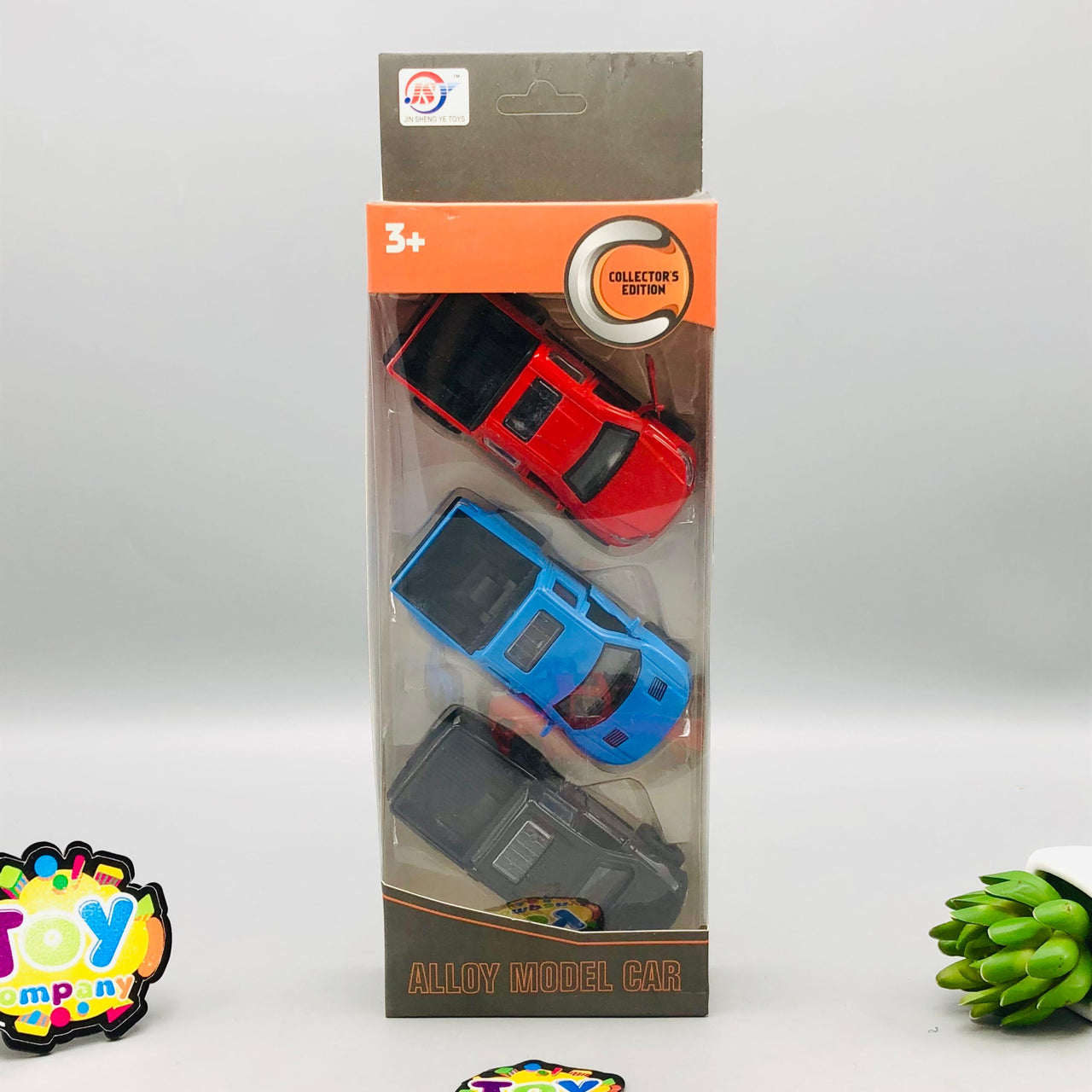 3Pcs Diecast Mini Pullback Pickup Models