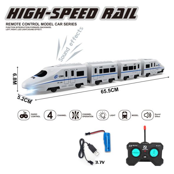 RC High Speed Electric Train With Light & Sound