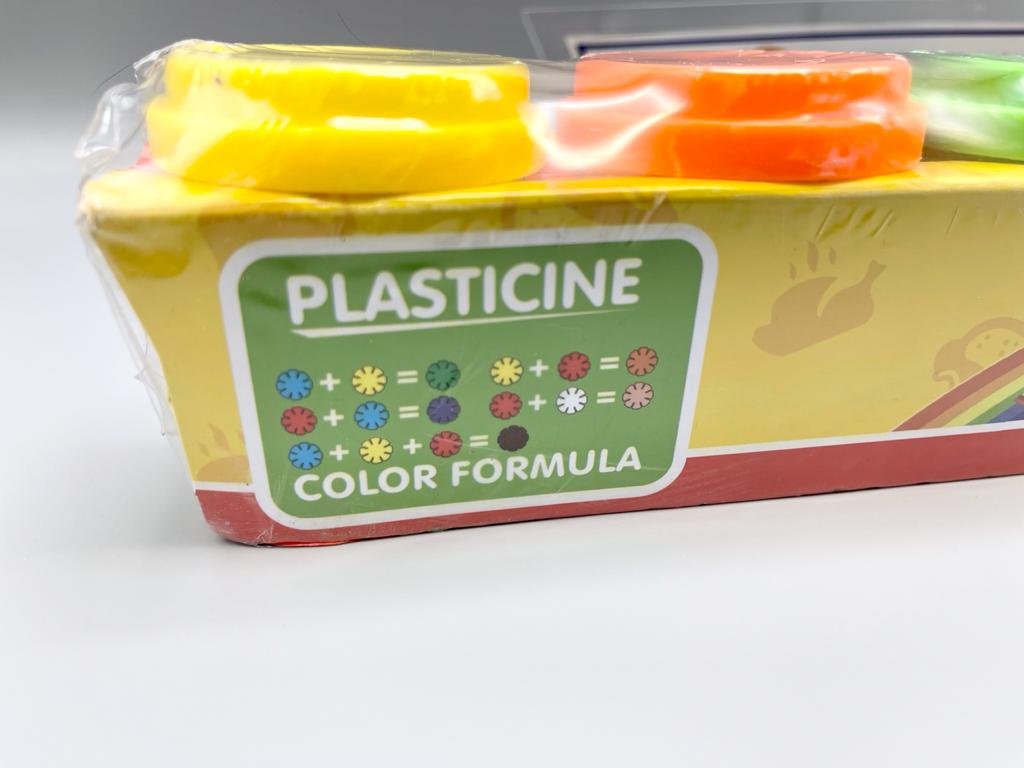 Plasticine Dough Set of 6 Cans