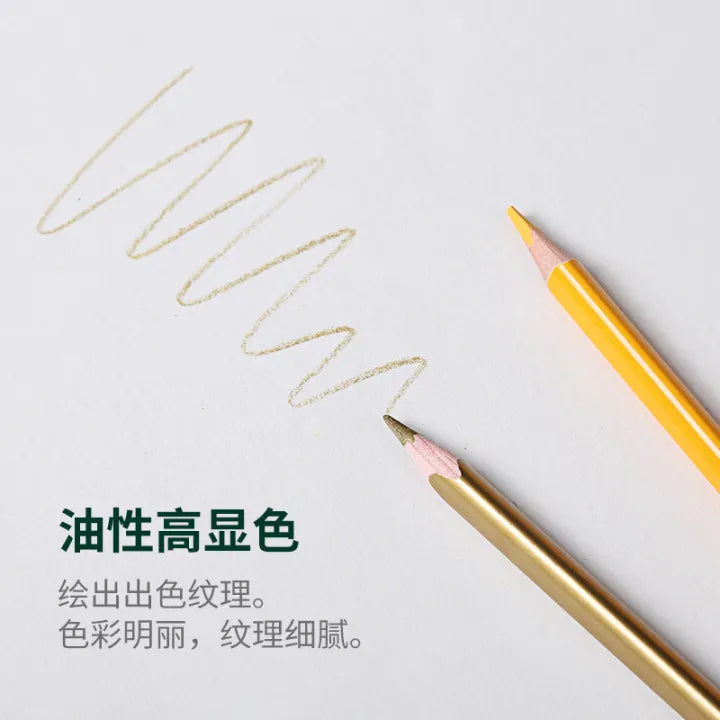 12Pcs Pencil Colors With Tin Box