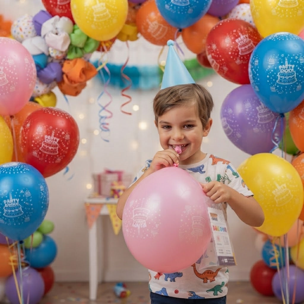 12Pcs Happy Birthday Latex Party Balloon 
