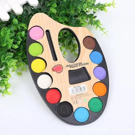 12Pcs Water Color Artist Palette