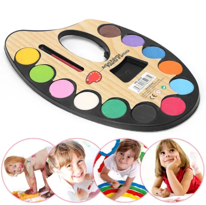 12Pcs Water Color Artist Palette