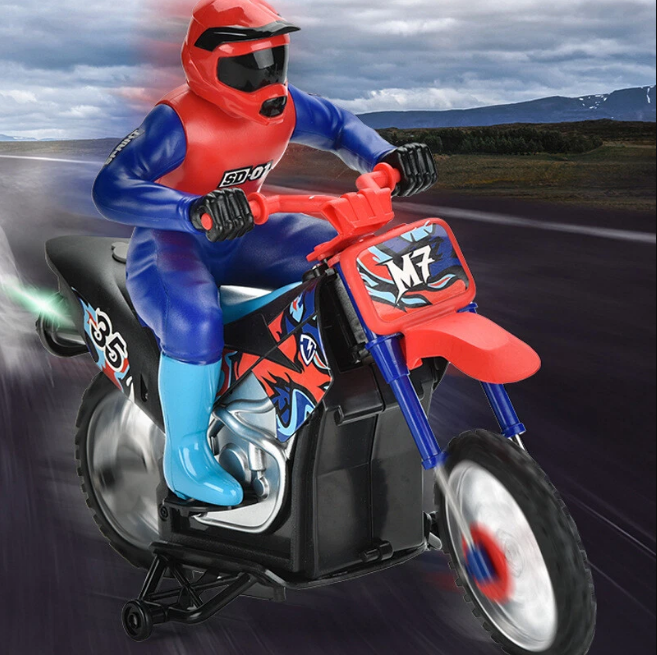 2.4GHz RC Stunt Spray Motorbike