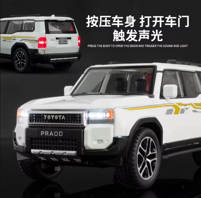 1:24 Diecast Toyota Land Cruiser Prado LC250 Model