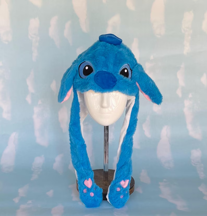 Premium Kids Stitch Luminous Glowing Ear Flaps Cap