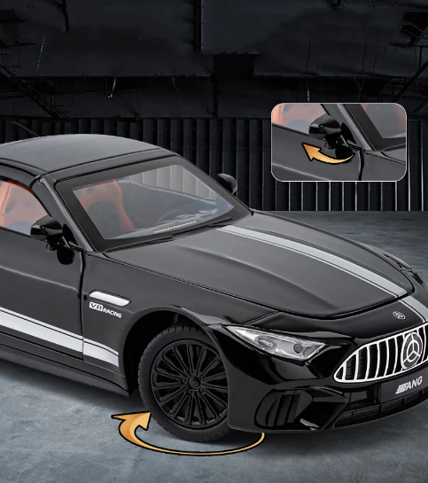 1:22 Diecast Mercedes Benz SL63 Convertible Model Car