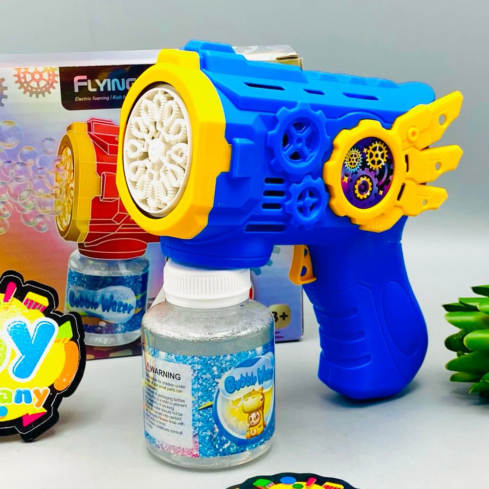 12 Holes Battery Operated Colorful Bubble Gun