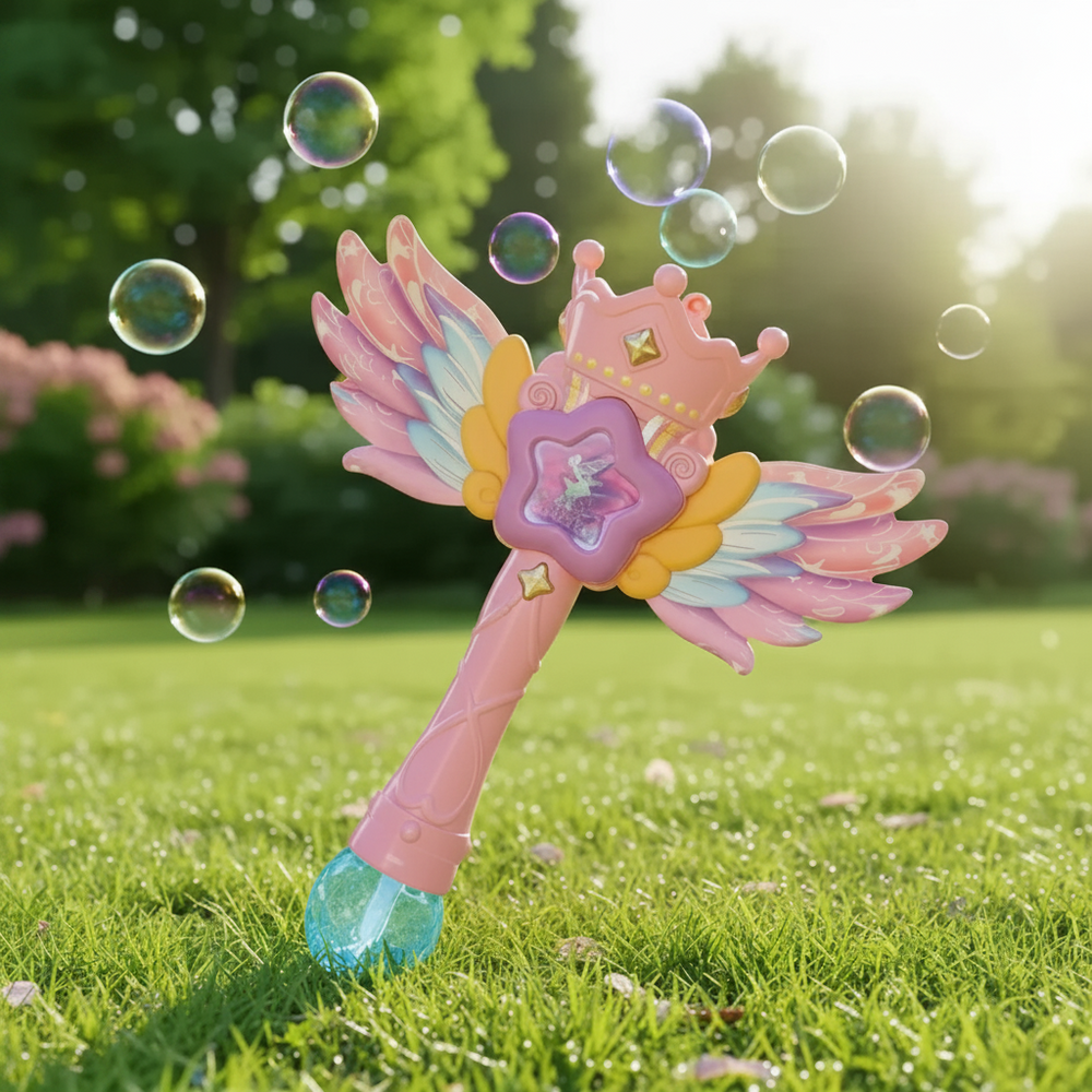 12 Holes Rechargeable Magic Bubble Stick
