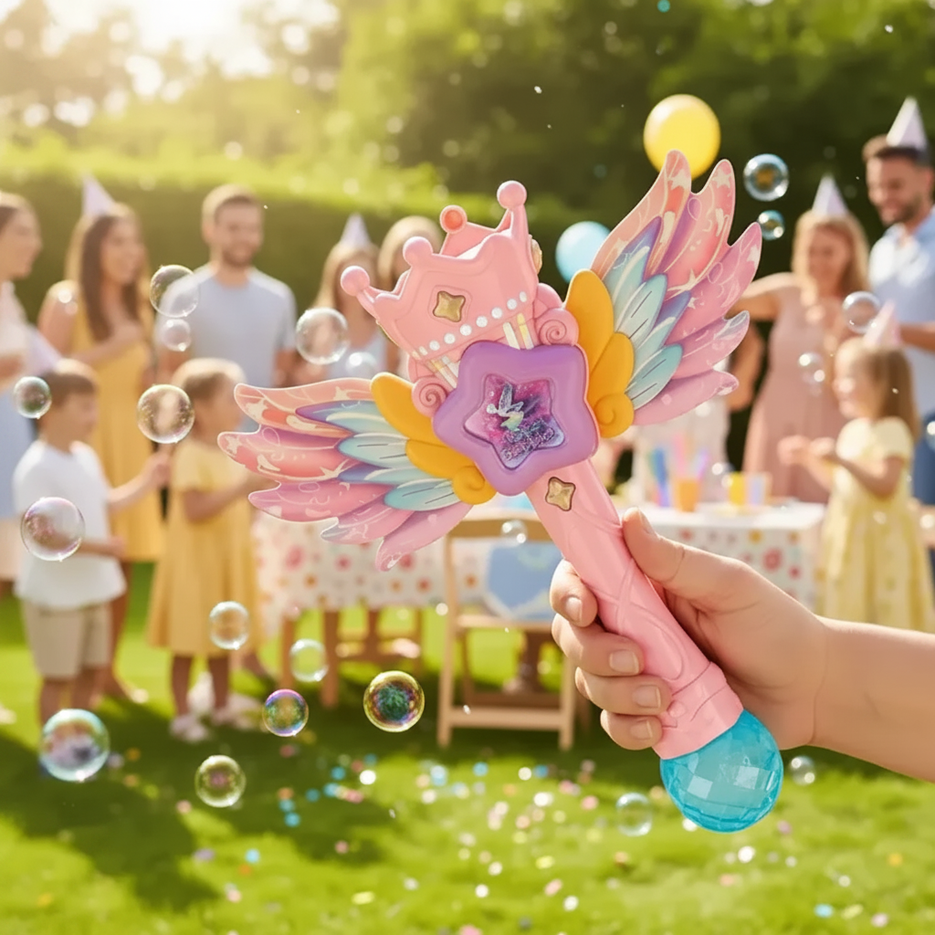 12 Holes Rechargeable Magic Bubble Stick