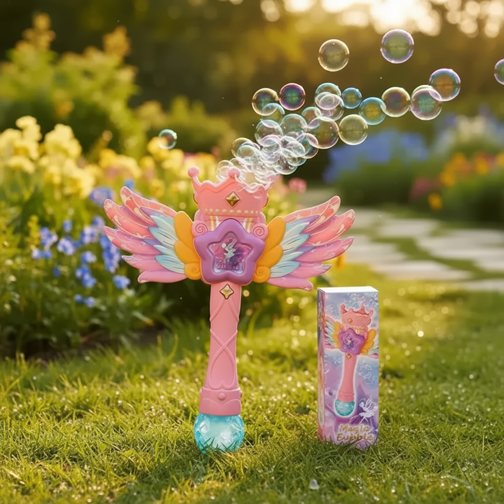 12 Holes Rechargeable Magic Bubble Stick
