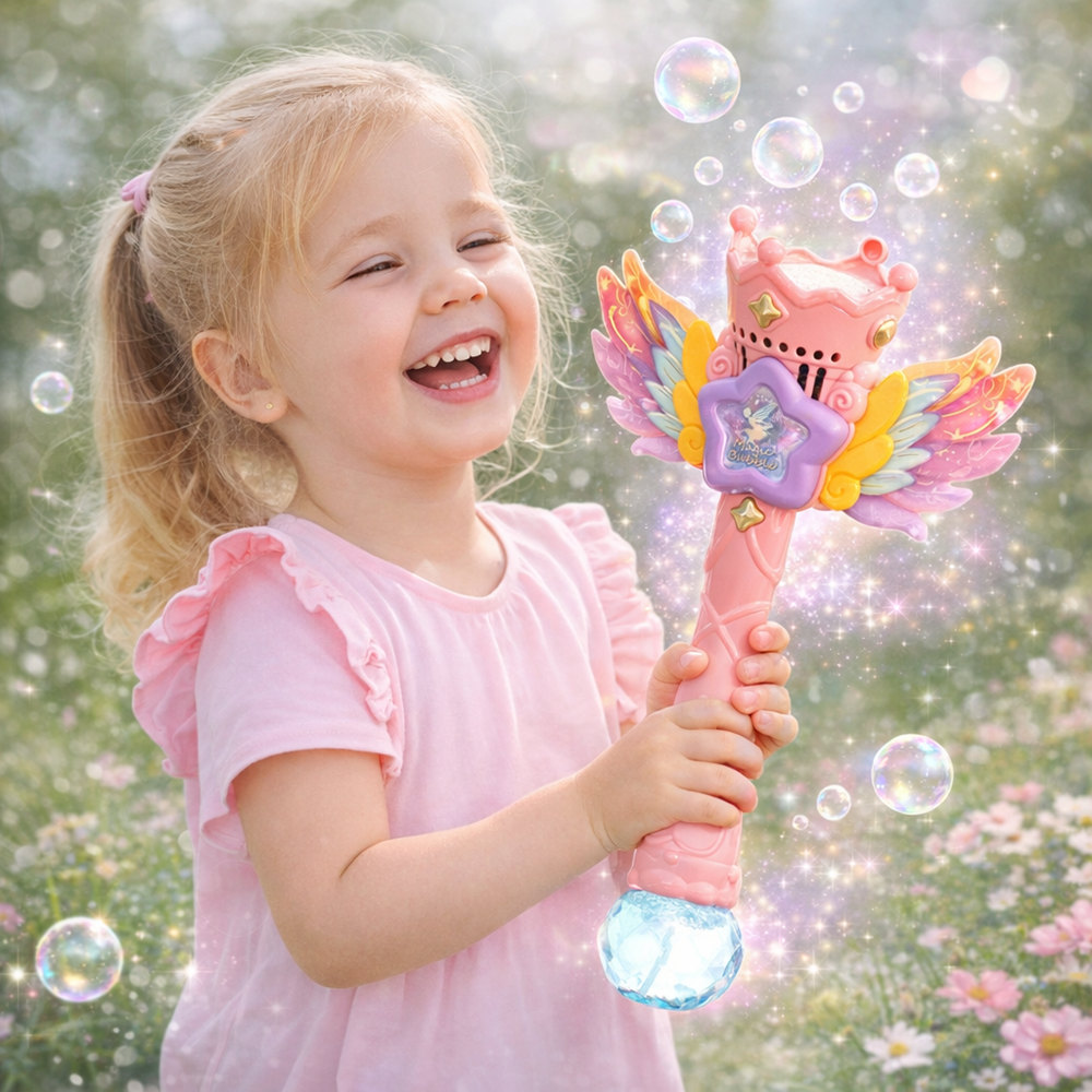 12 Holes Rechargeable Magic Bubble Stick