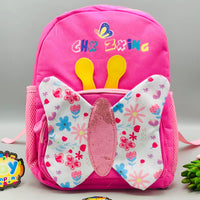 12* Inches Butterfly Themed Kids School Bag