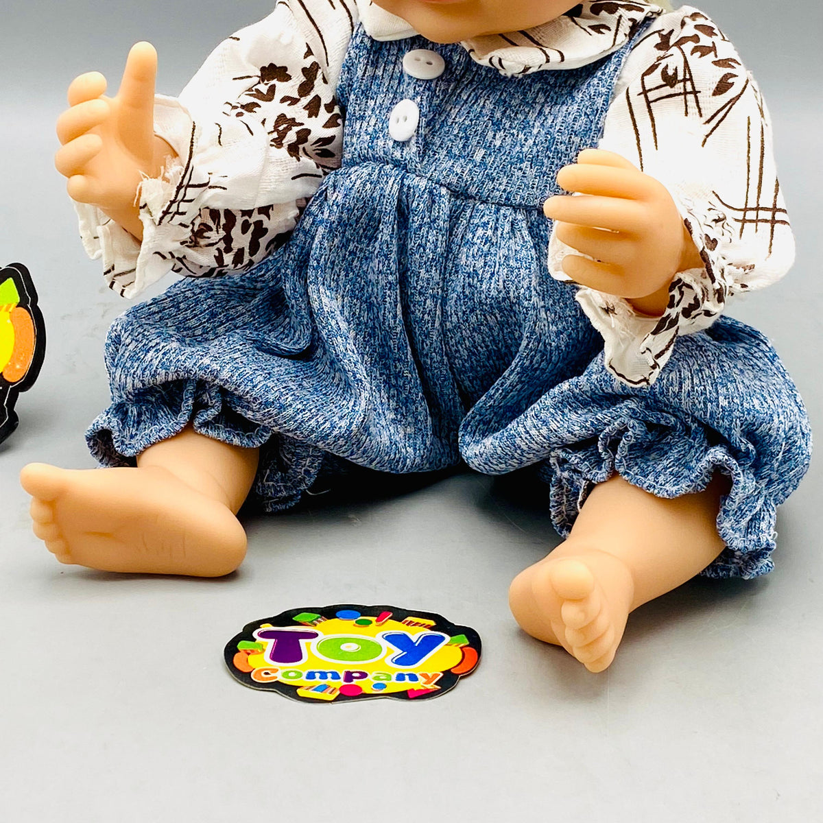 12* Inches Premium Denim Pinafore Baby Doll