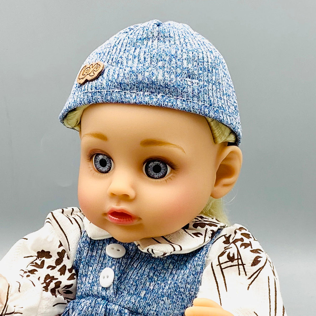 12* Inches Premium Denim Pinafore Baby Doll