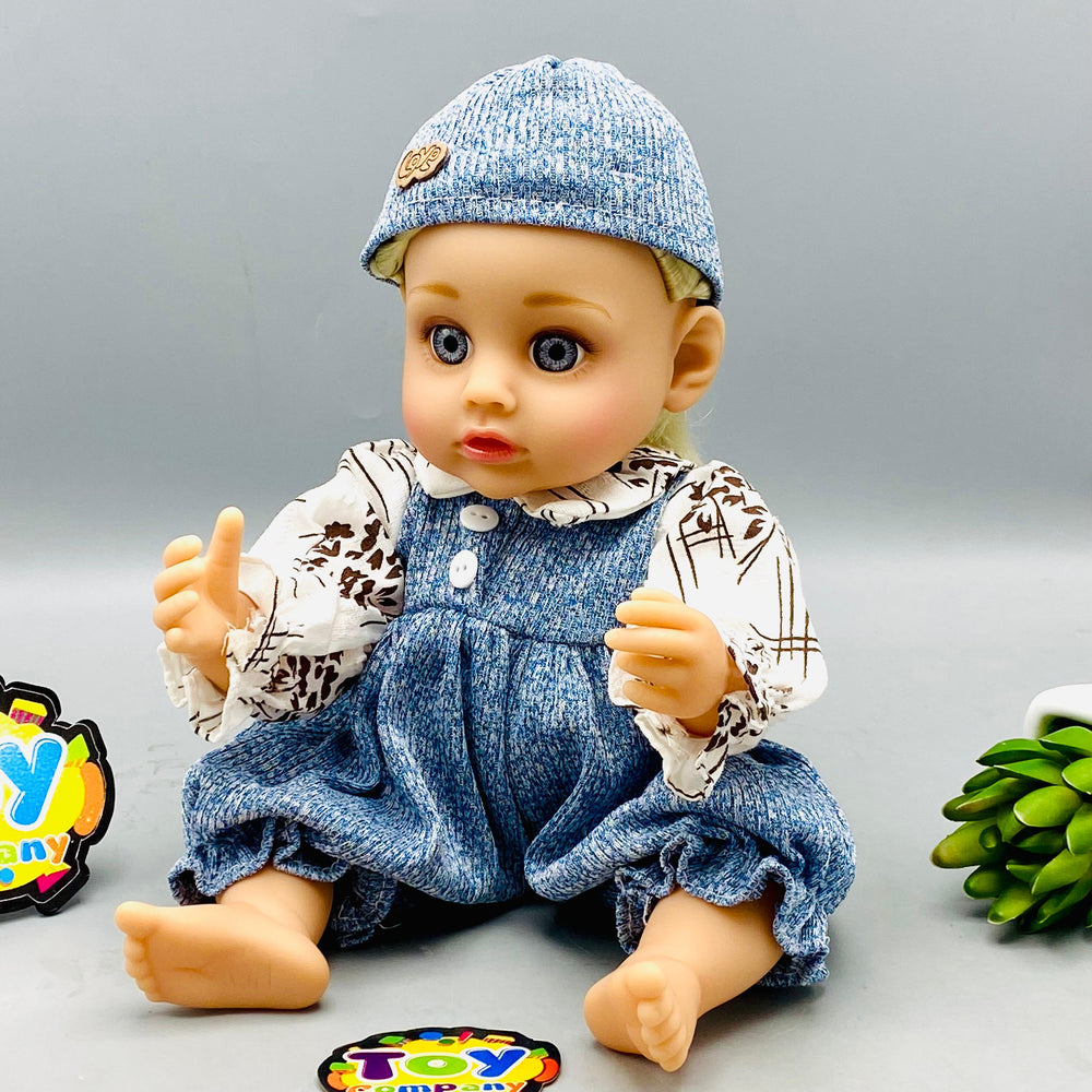 12* Inches Premium Denim Pinafore Baby Doll