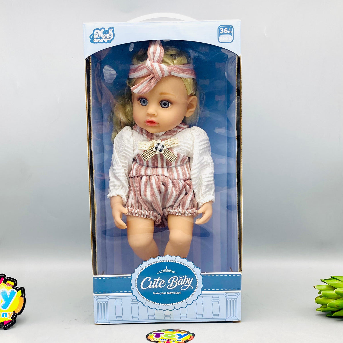 12* Inches Premium Ruffle Romper Baby Doll