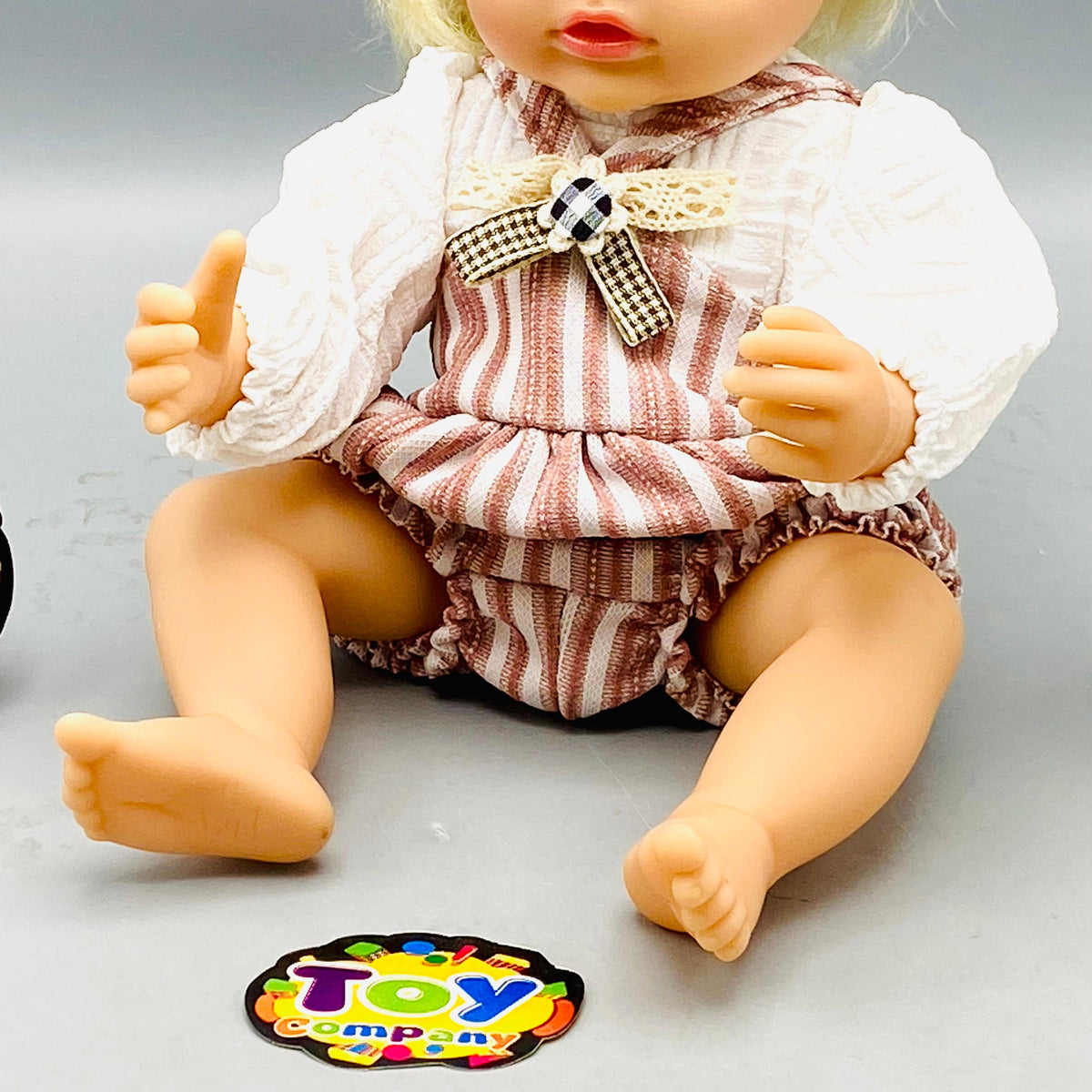 12* Inches Premium Ruffle Romper Baby Doll