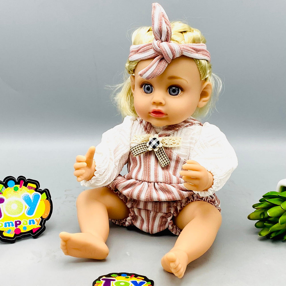 12* Inches Premium Ruffle Romper Baby Doll