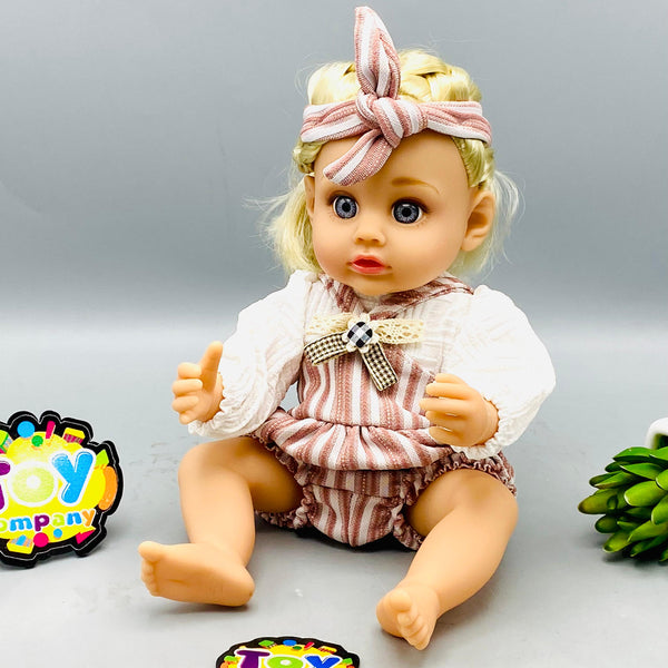 12* Inches Premium Ruffle Romper Baby Doll